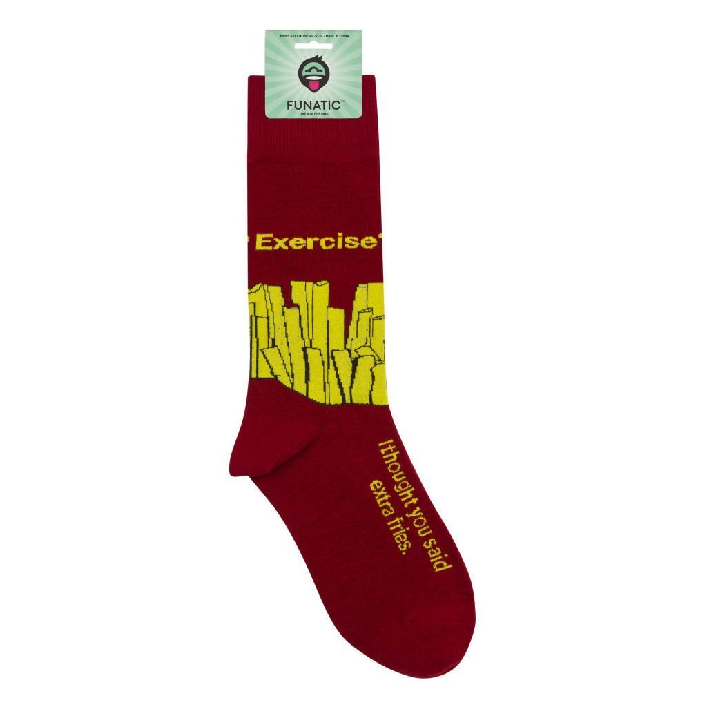 Exercise? I Thought You Said Extra Fries Socks