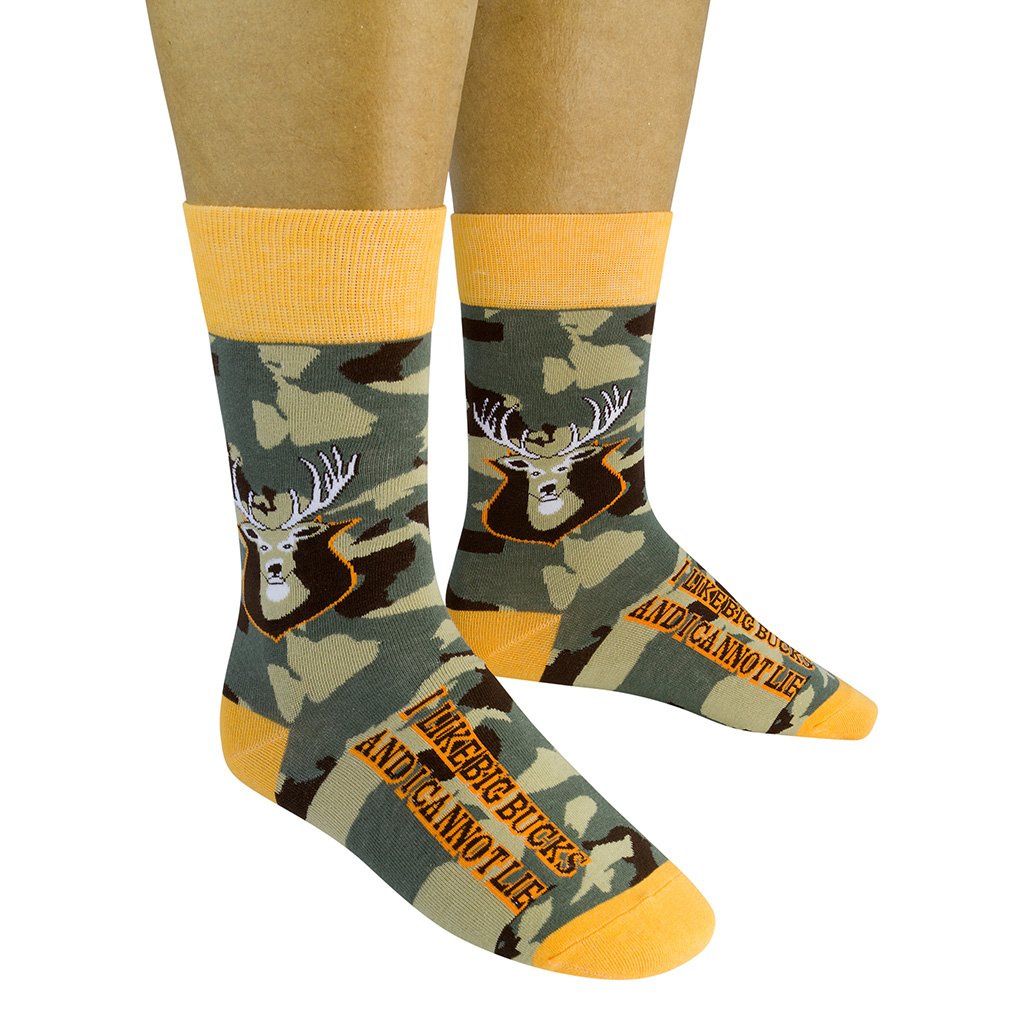 I Like Big Bucks and I Cannot Lie Socks