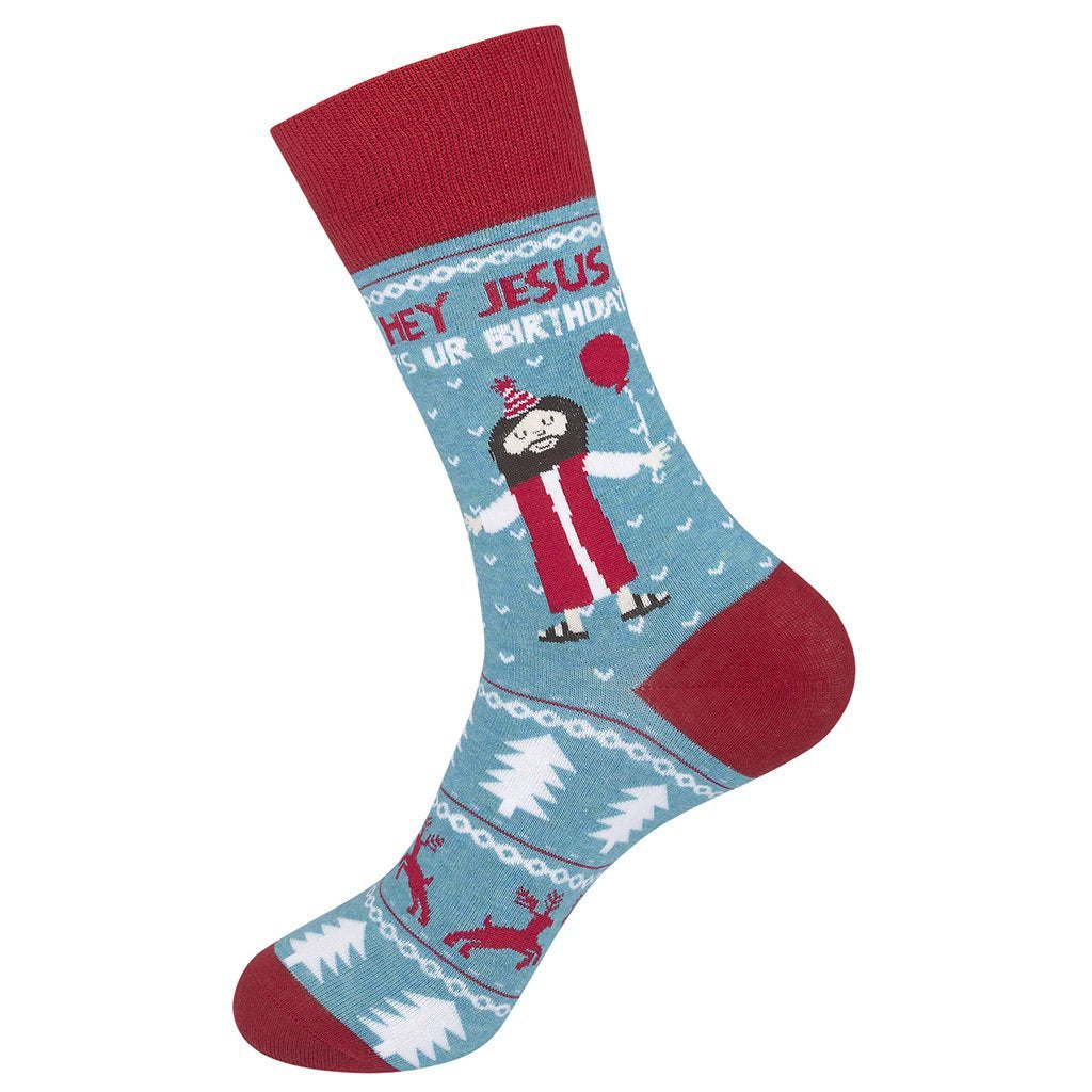 Hey Jesus It's Ur Birthday Socks