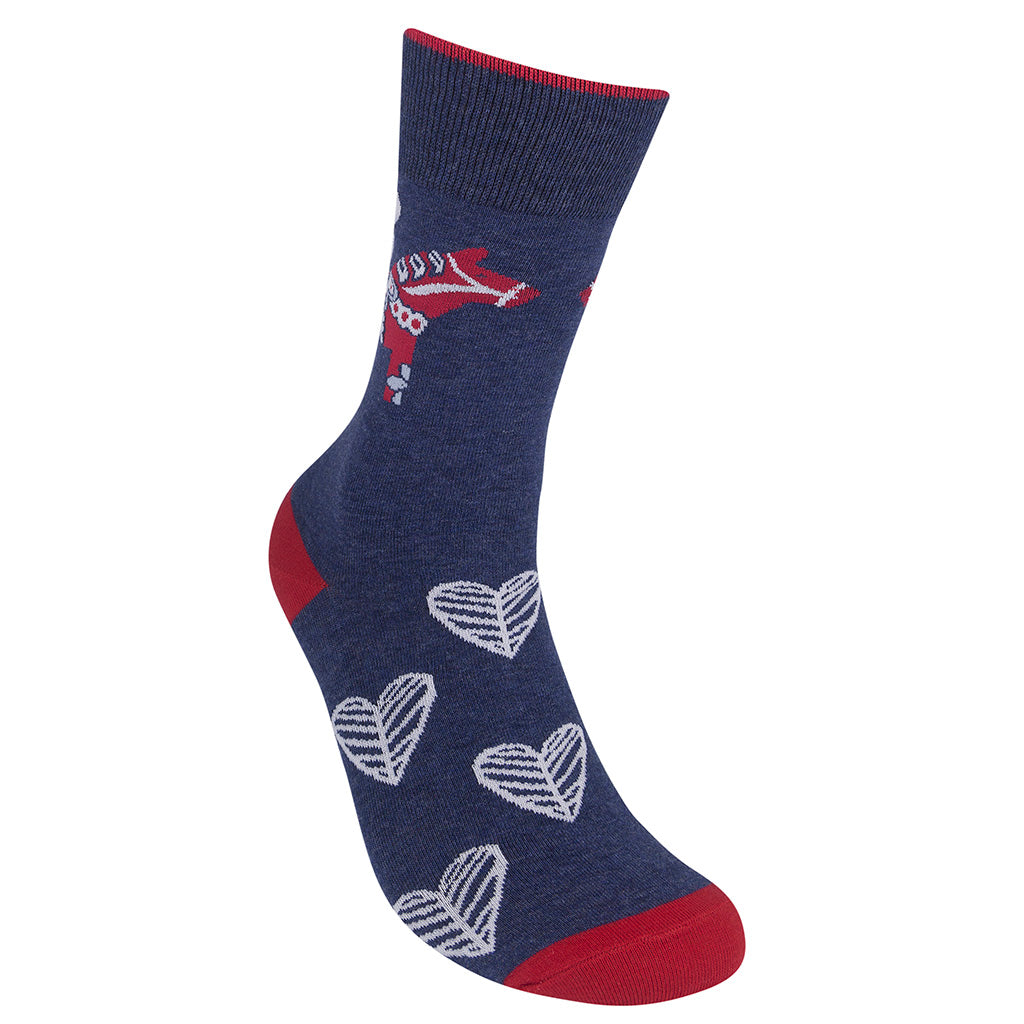 Dala Horse Socks