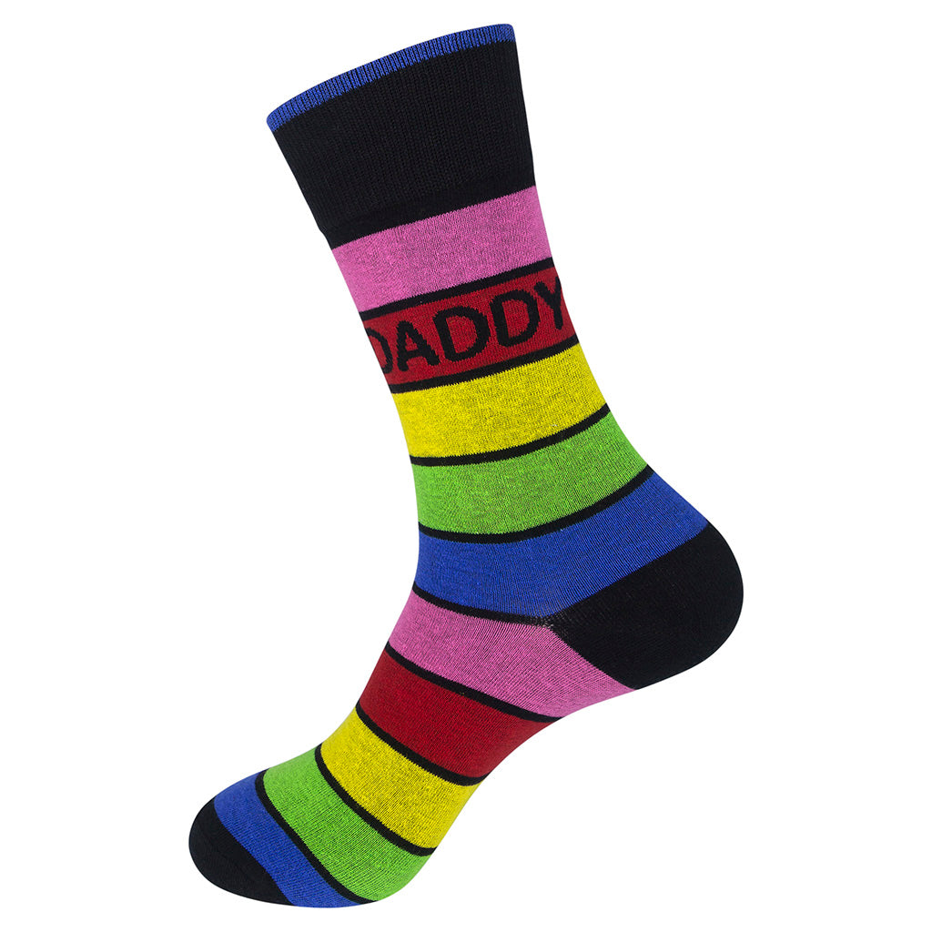 "Daddy" Gay Pride Socks