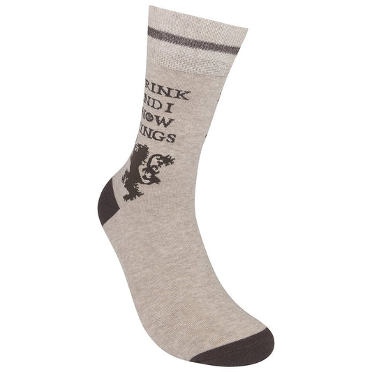 I Drink & I Know Things Socks