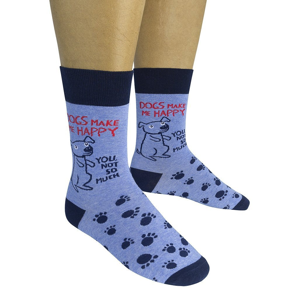 Dogs Make Me Happy Socks