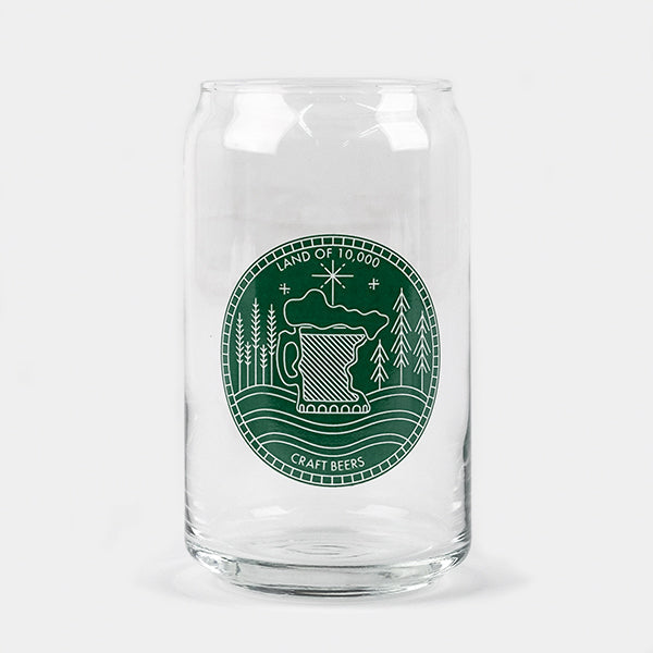 Land of 10K Craft Beers Can Glass