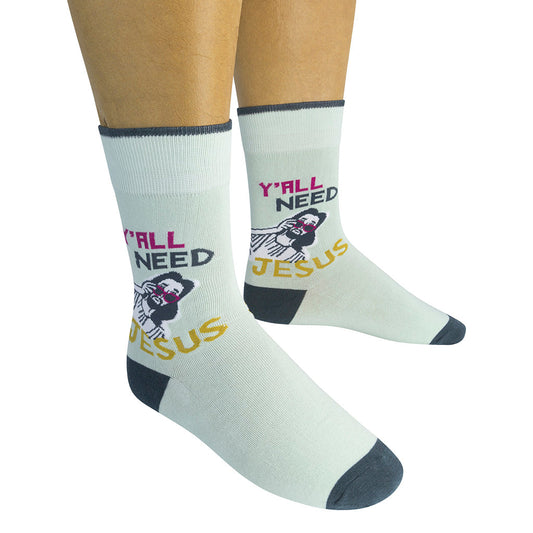 Y'All Need Jesus Socks
