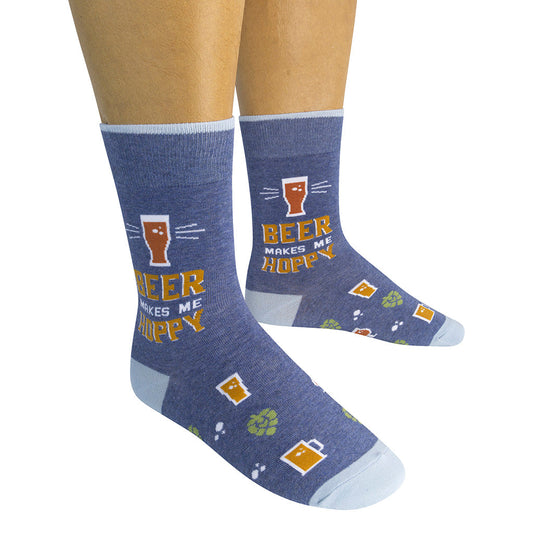 Beer Makes Me Hoppy Socks