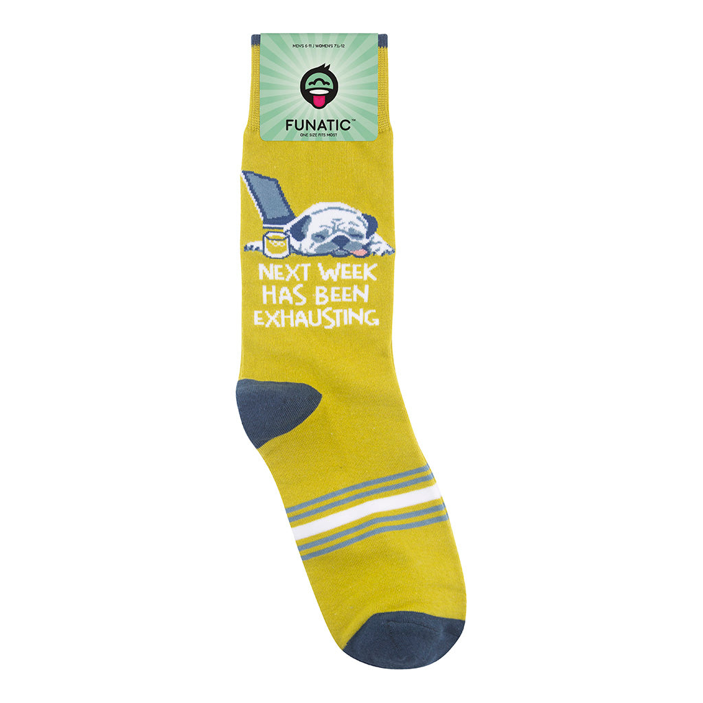 Next Week Has Been Exhausting Socks