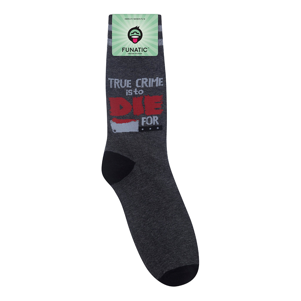 True Crime Is To Die For Socks
