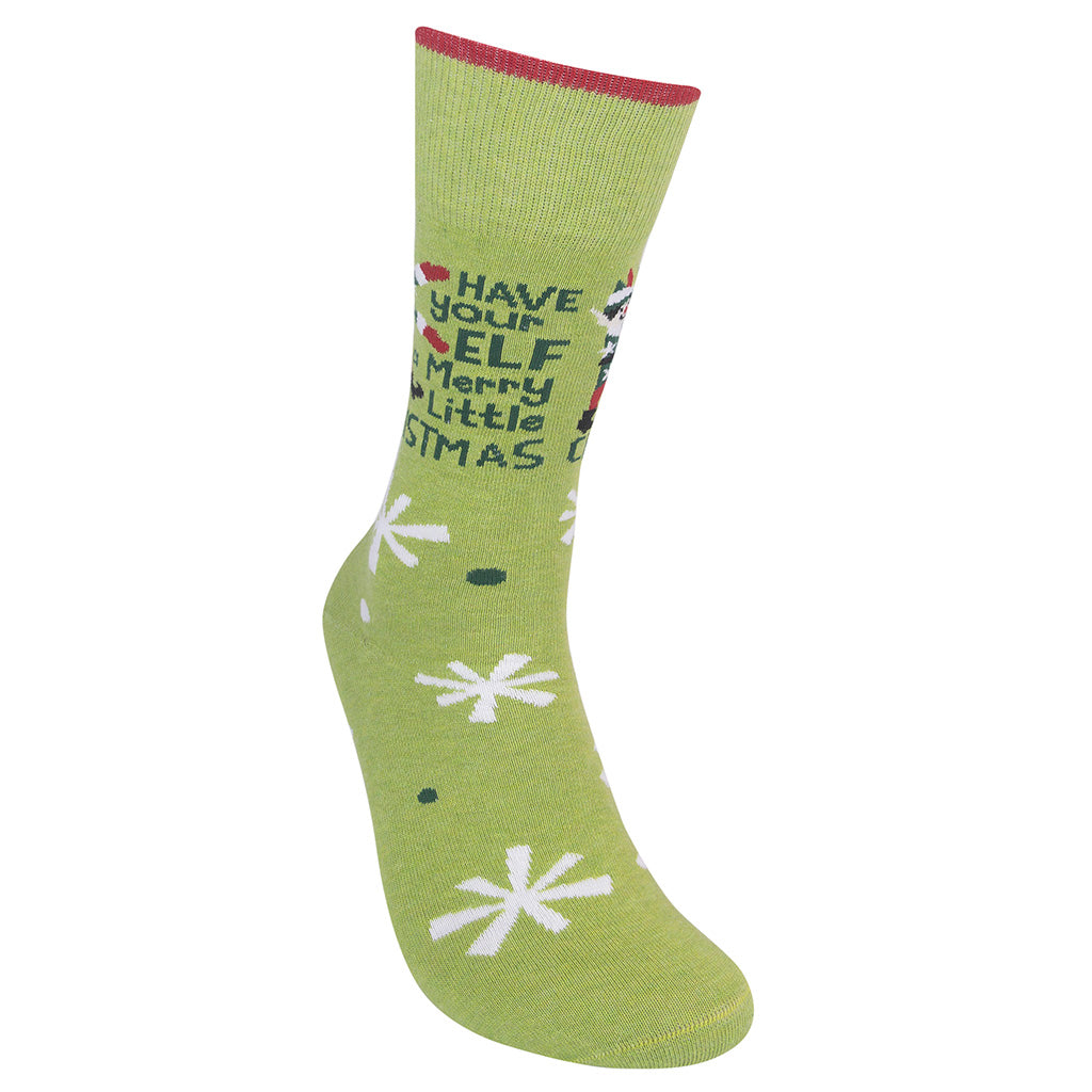 Have Your Elf A Merry Little Christmas Socks