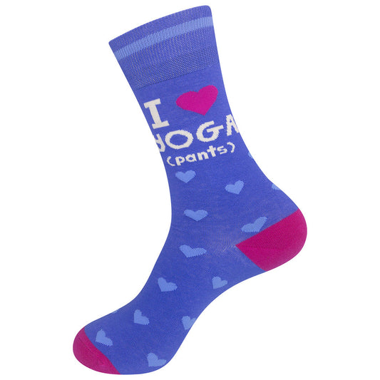 I Love Yoga (pants) Socks