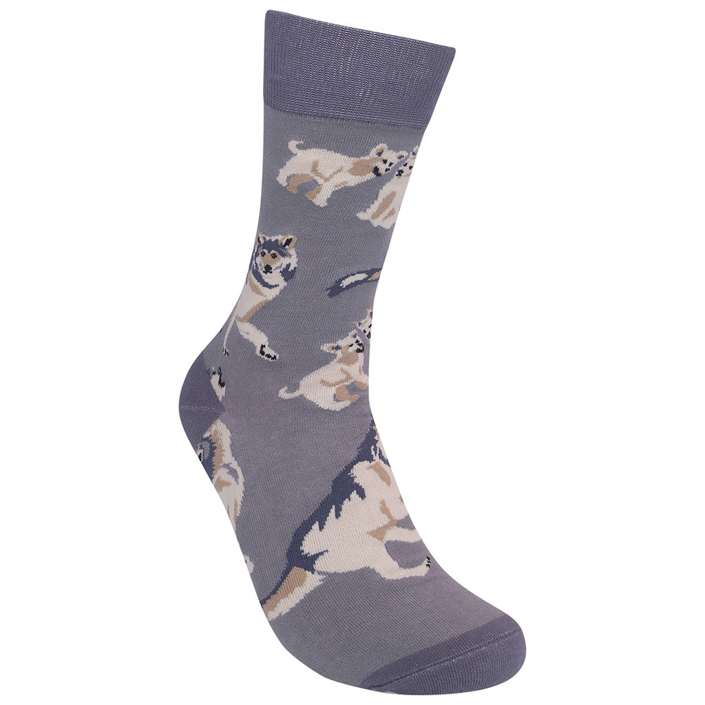 Gray Wolf Socks