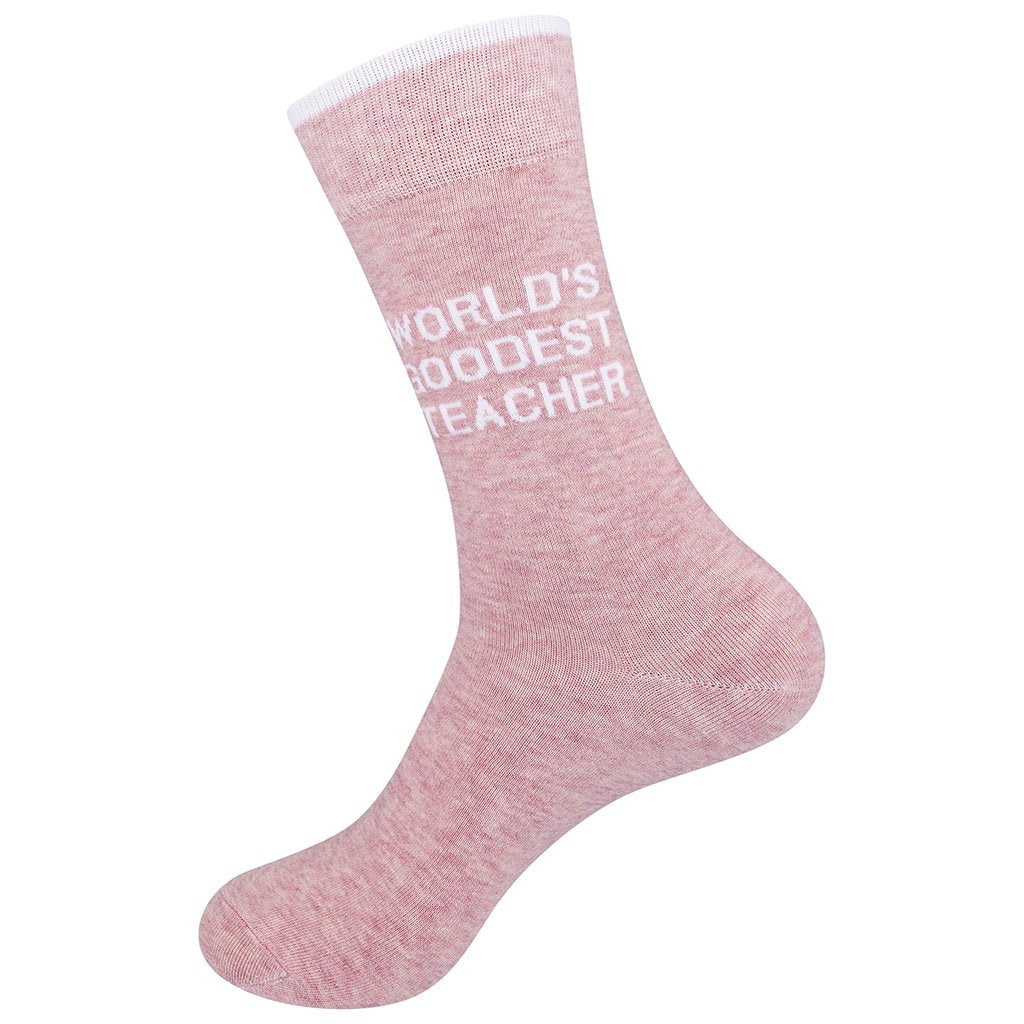 World's Goodest Teacher Socks