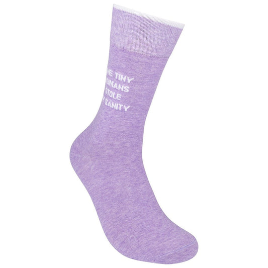 The Tiny Humans Stole My Sanity Socks