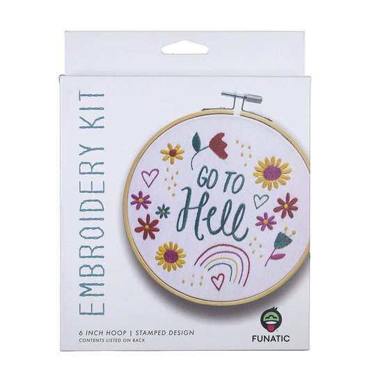 Go To Hell Embroidery Kit