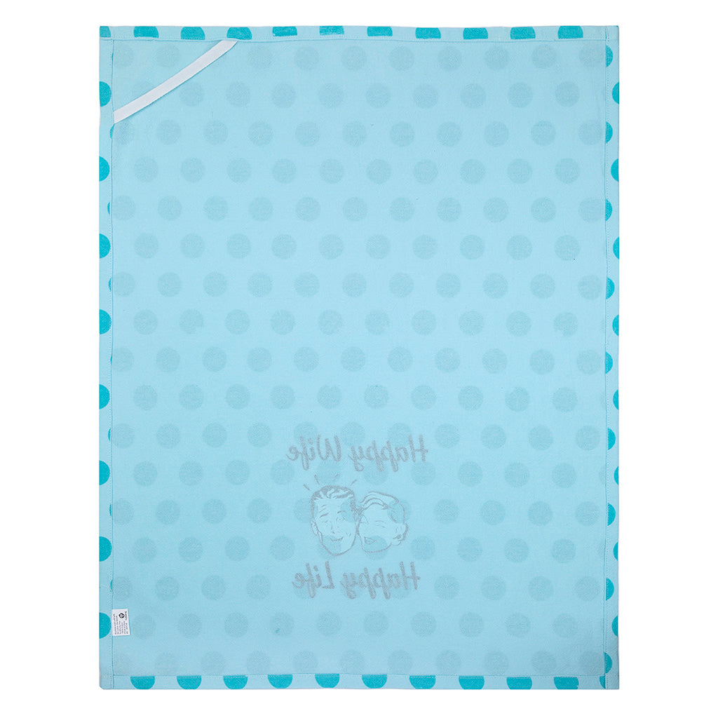 Happy Wife Happy Life Tea Towel