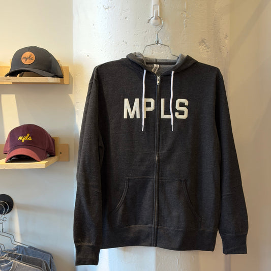 MPLS Hooded Sweatshirt - Heather Charcoal