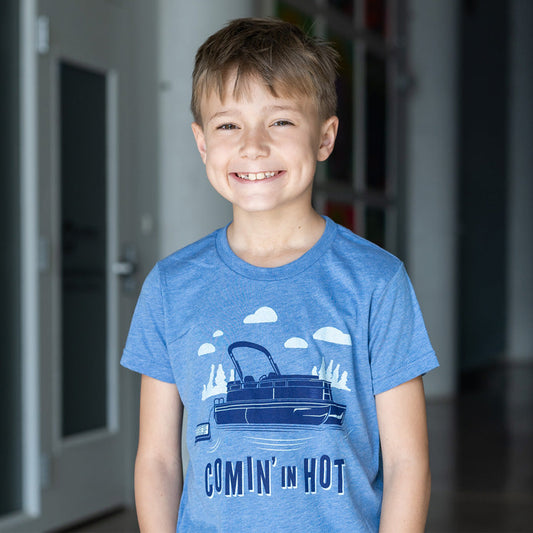 Comin' In Hot - Kids Pontoon Shirt