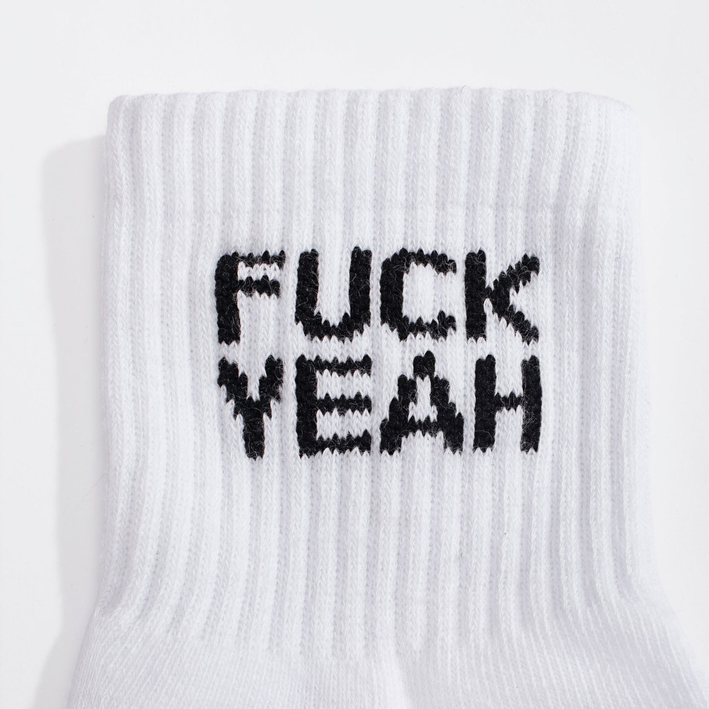 Fuck Yeah Quarter Crew Socks