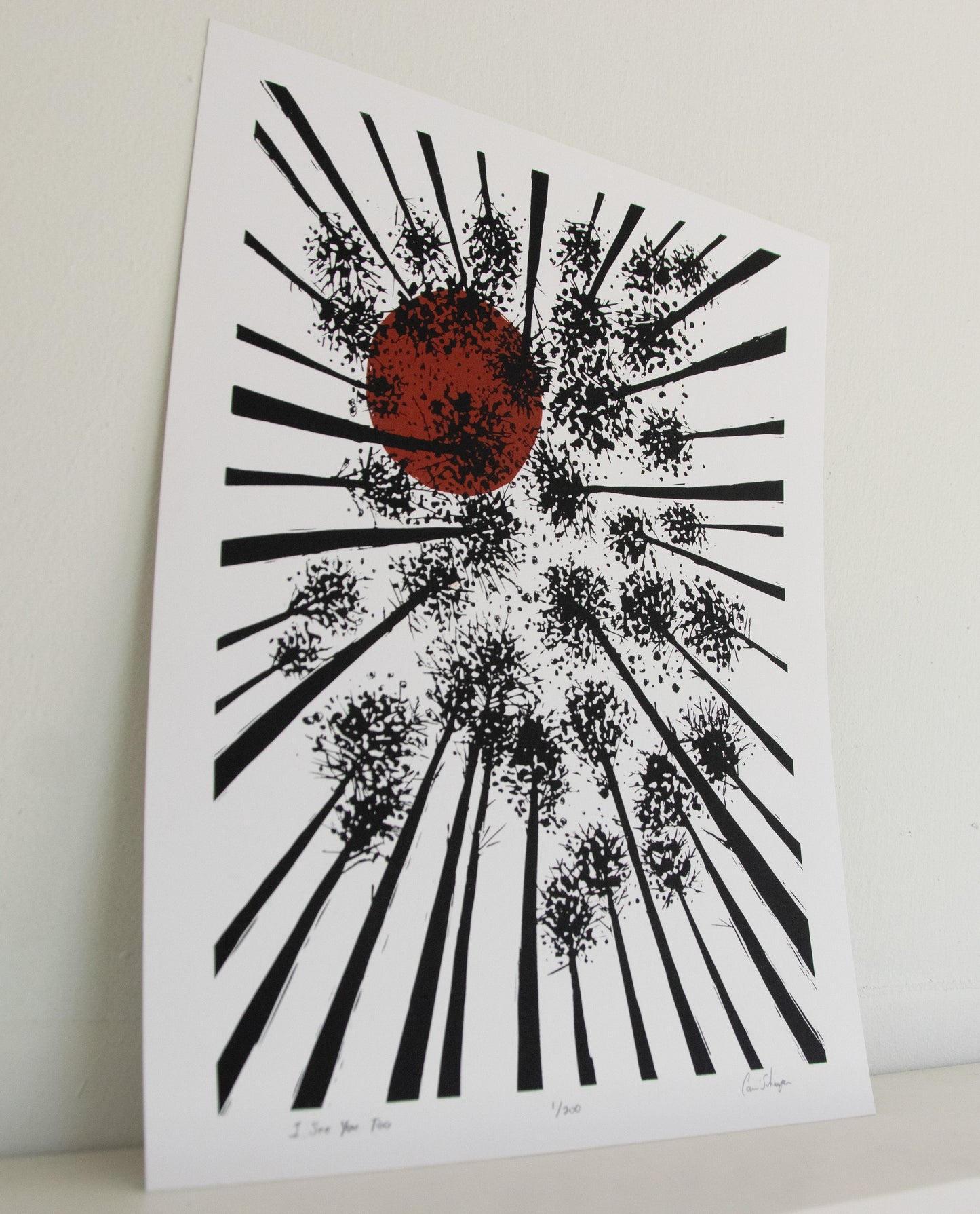 I See You Too | 11x14 Silk Screen Print