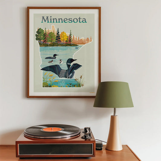 Minnesota Loons on the Lake