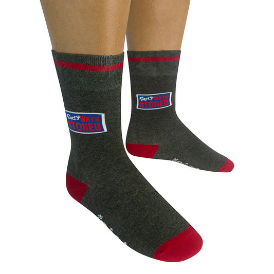 Sorry We're Stoned Socks | Nice Enough Merch Co