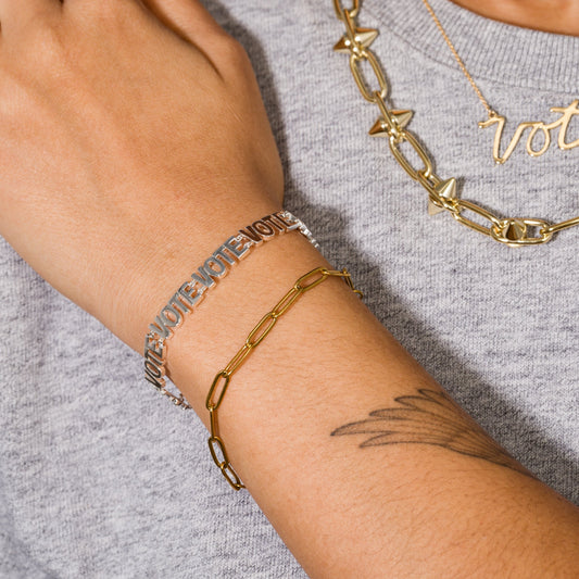 Paperclip Chain Bracelet