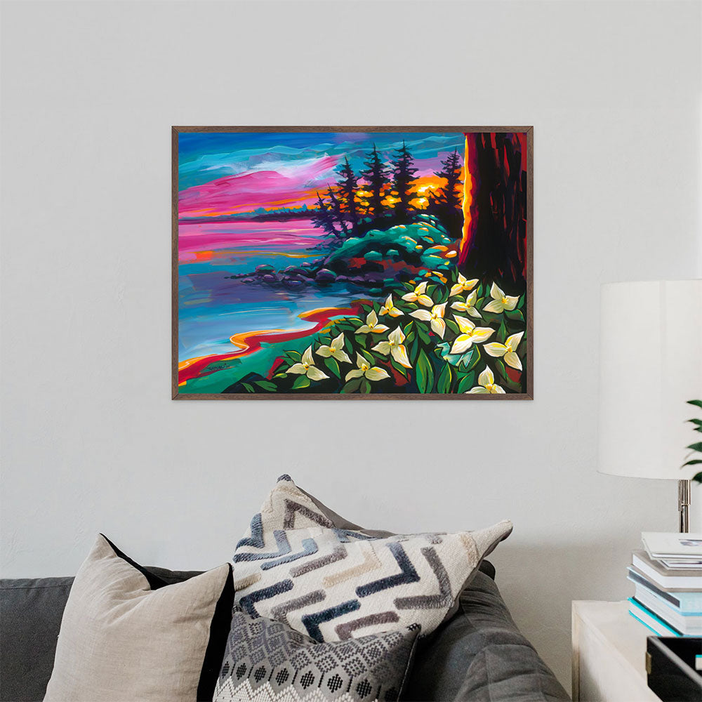 Sunlit Suntanned Trillium