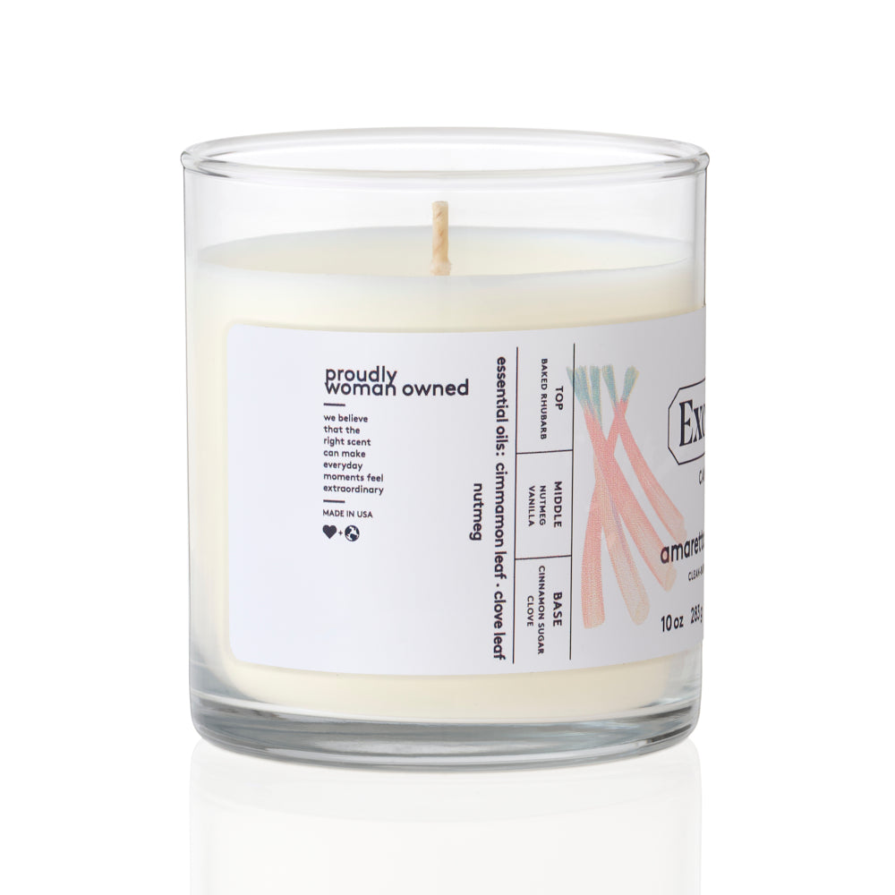 Amaretto Rhubarb Bar Soy Candle