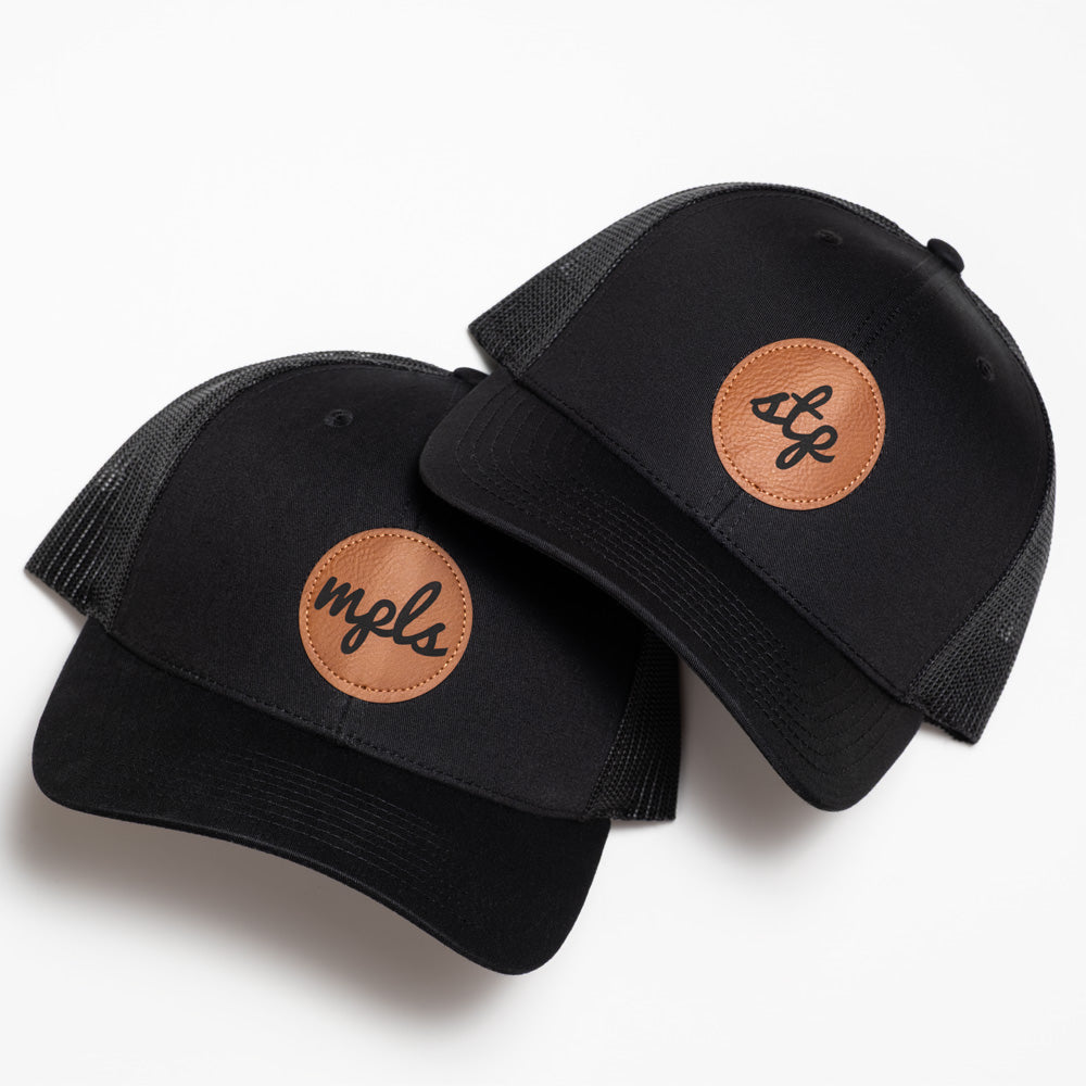 MPLS Script Snapback Hat - Black
