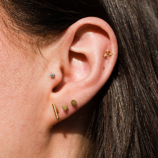 Circle Flat Back Studs