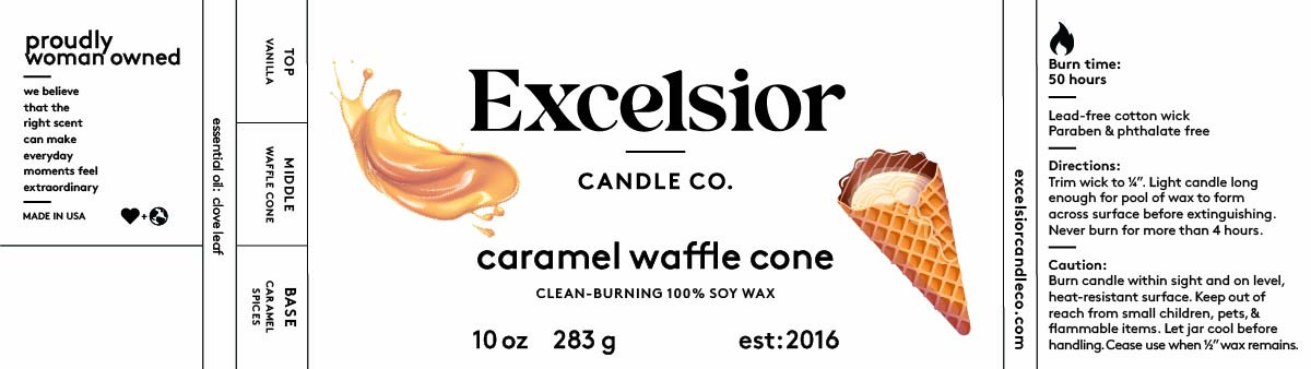 Caramel Waffle Cone Soy Candle