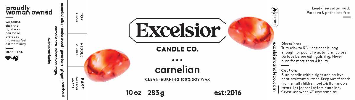 Carnelian Soy Candle