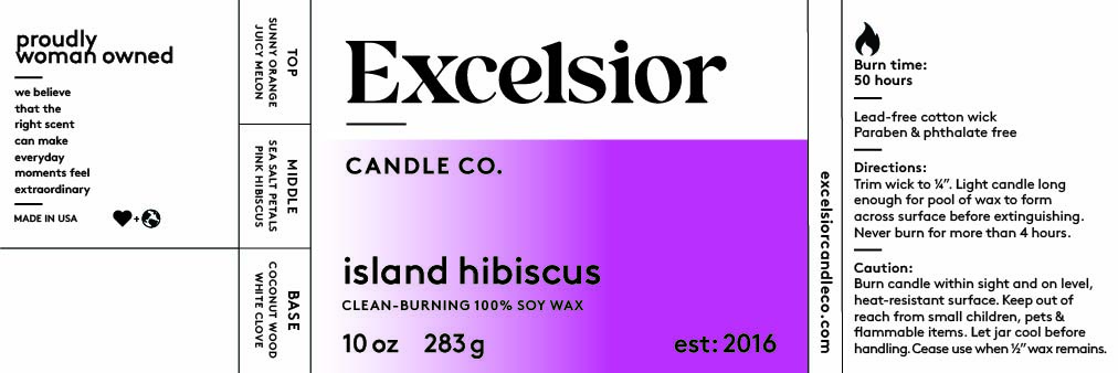 Island Hibiscus Soy Candle