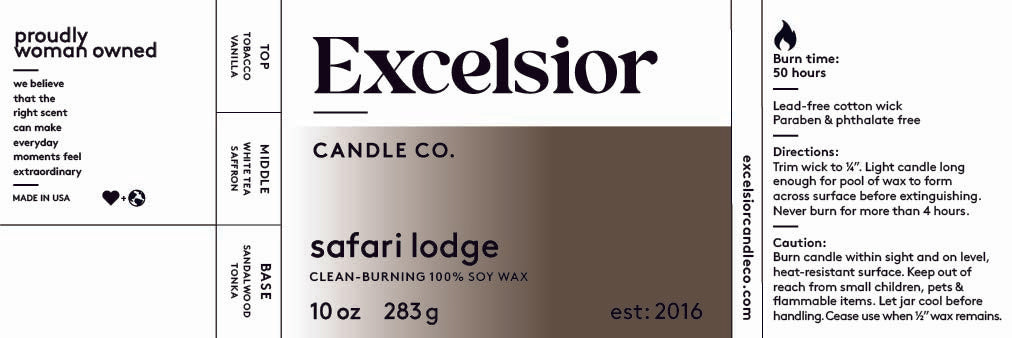 Safari Lodge Soy Candle