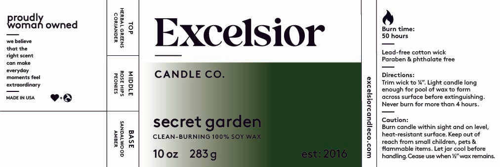 Secret Garden Soy Candle