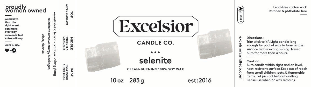 Selenite Soy Candle