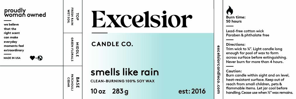 Smells Like Rain Soy Candle