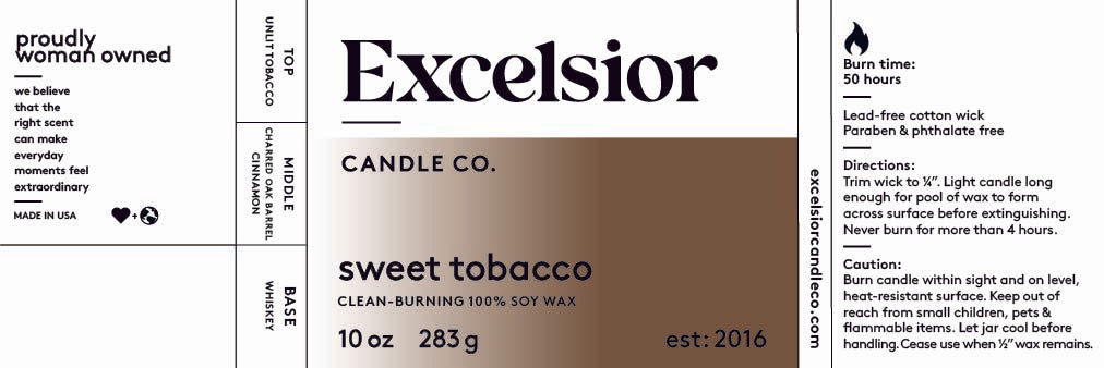 Sweet Tobacco Soy Candle