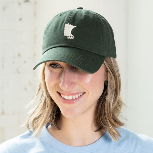 Minnesota 1858 Hat- Dark Green