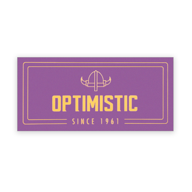 Optimistic Since 1961 - Sticker