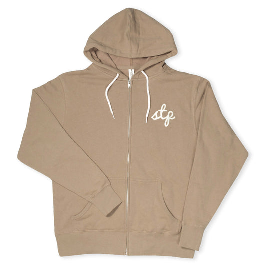 STP Script Zip-Up Hoodie | St. Paul Sweatshirt