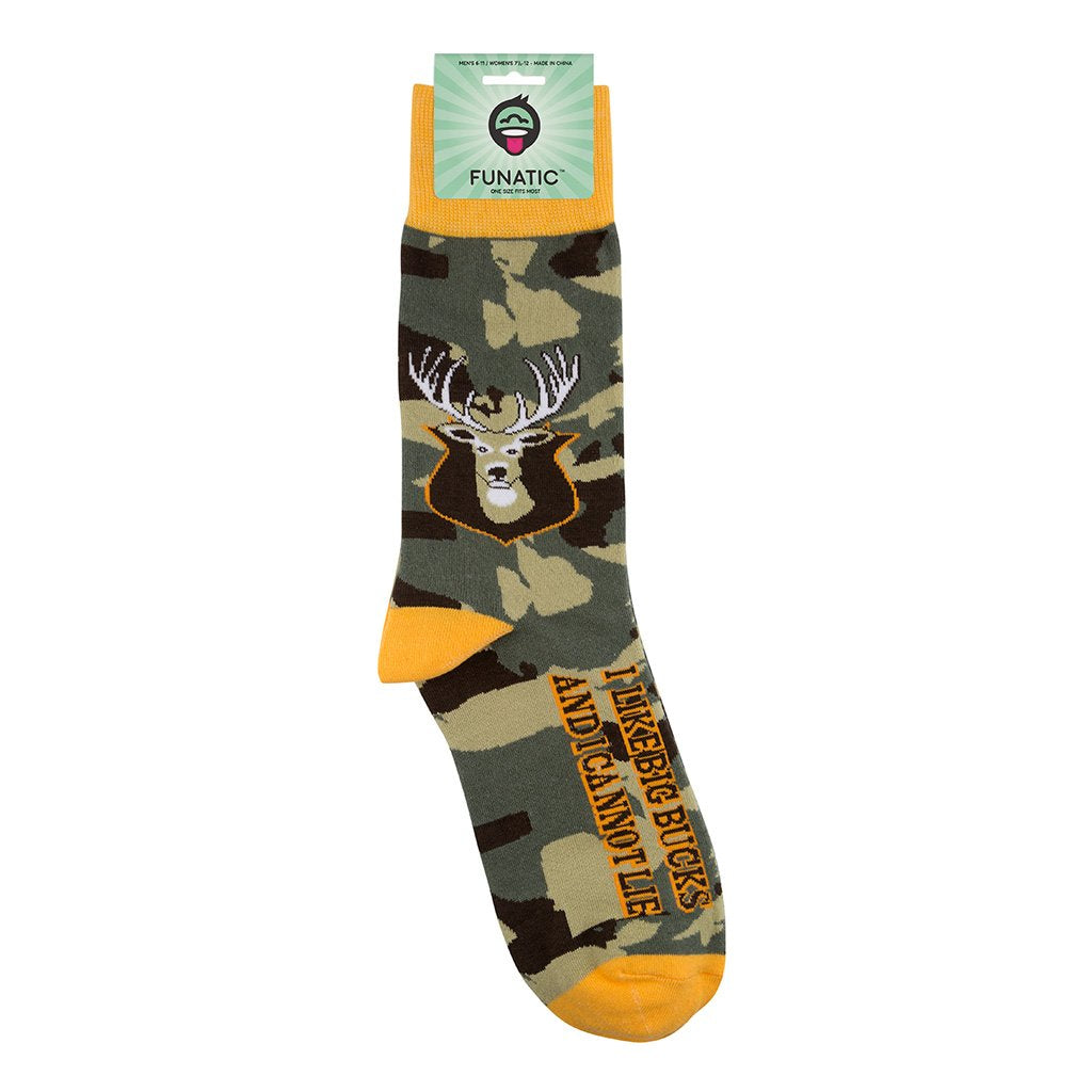 I Like Big Bucks and I Cannot Lie Socks