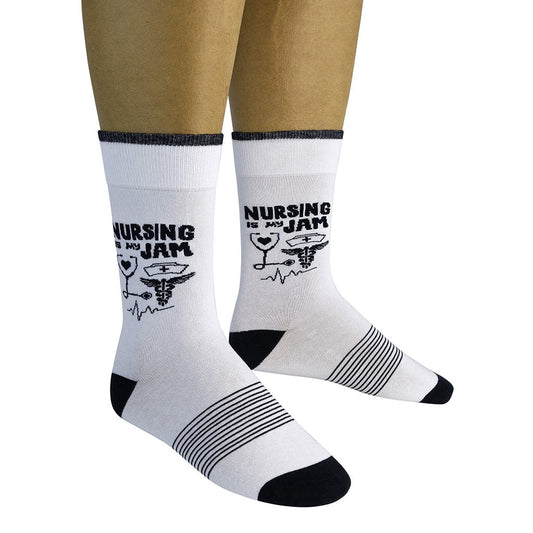 Nursing Is My Jam Socks