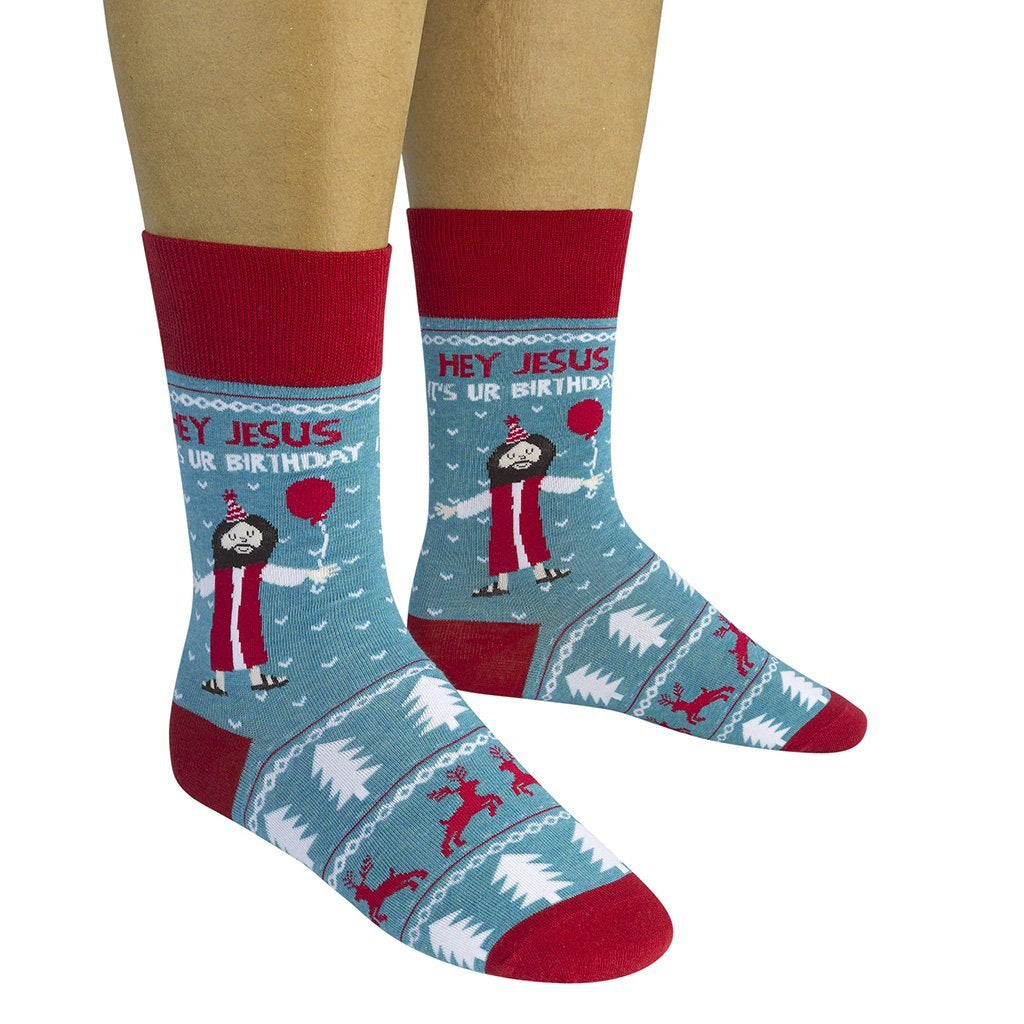 Hey Jesus It's Ur Birthday Socks