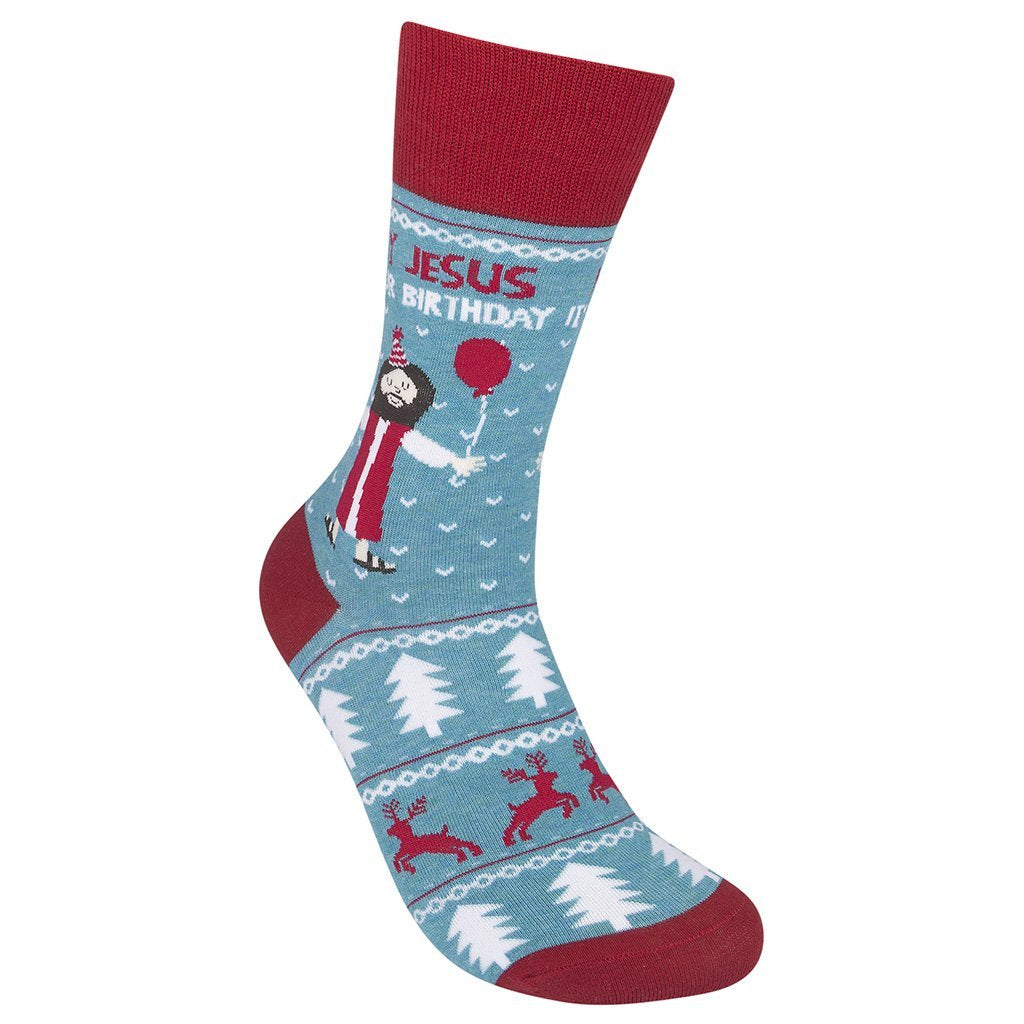 Hey Jesus It's Ur Birthday Socks