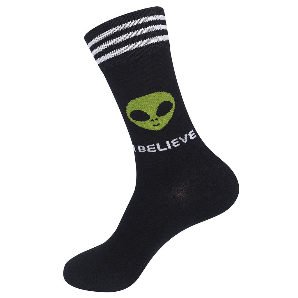 I Believe Alien Socks