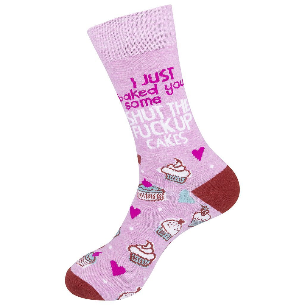 Shut The Fuck Up Cakes Socks