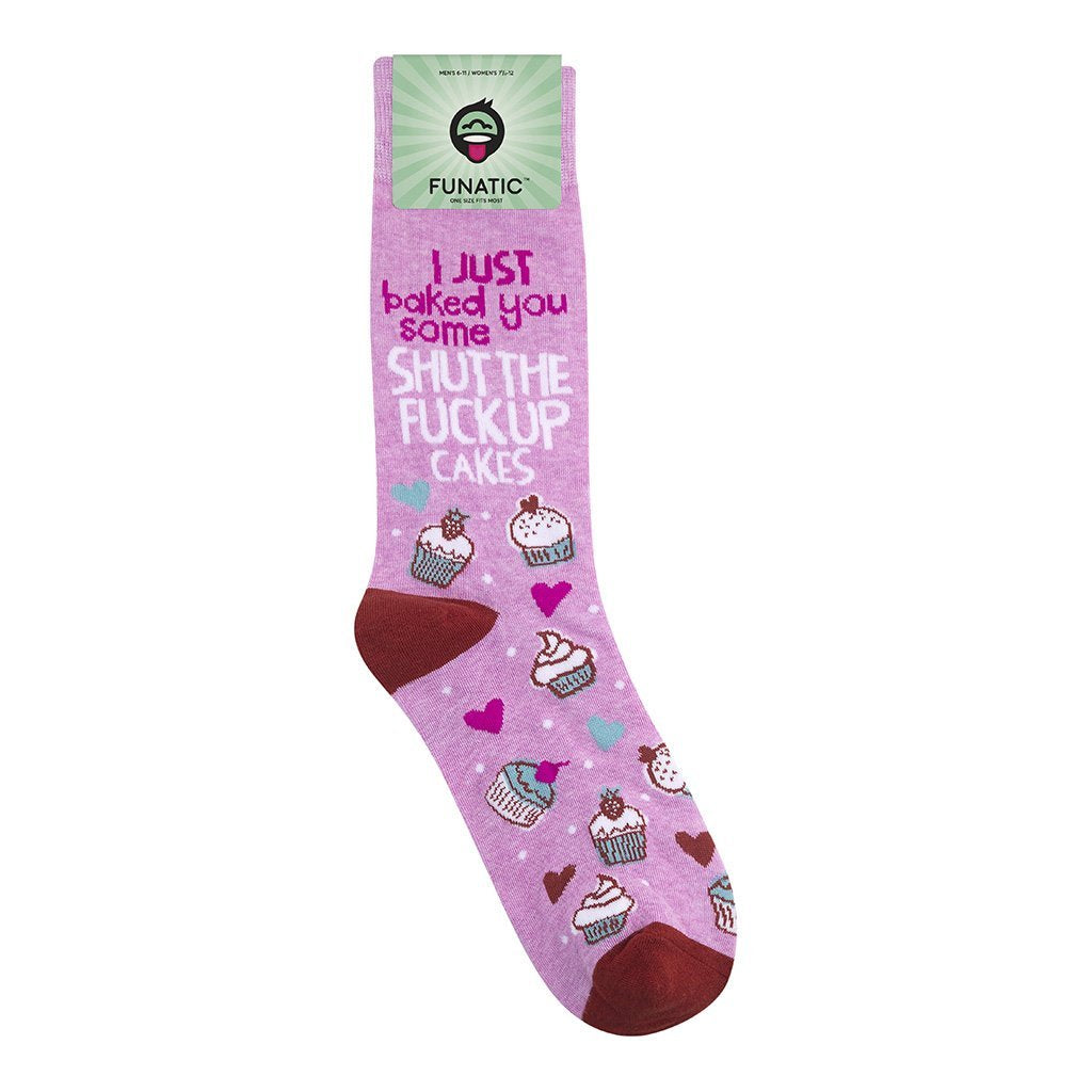 Shut The Fuck Up Cakes Socks