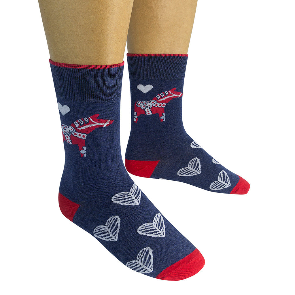 Dala Horse Socks