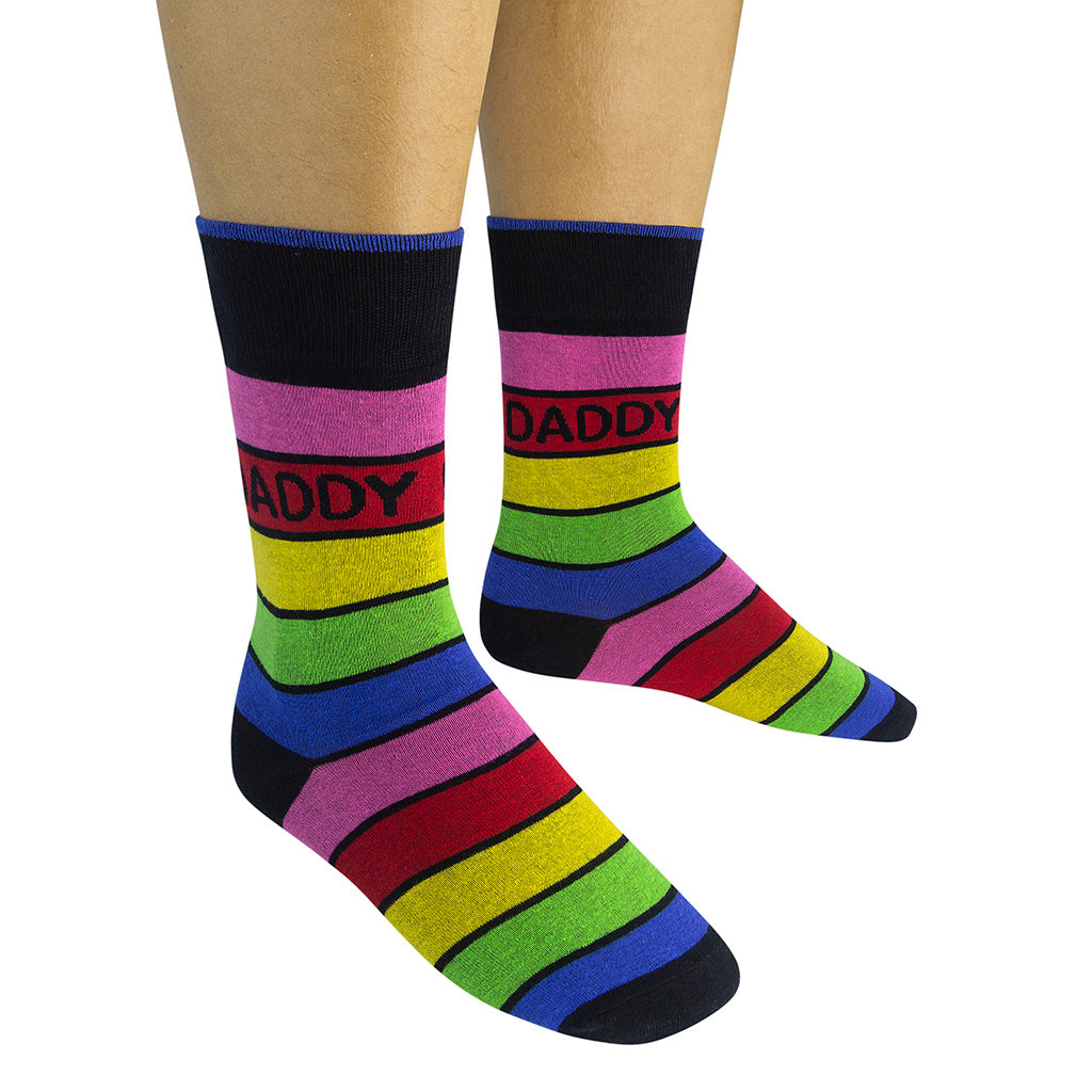 "Daddy" Gay Pride Socks